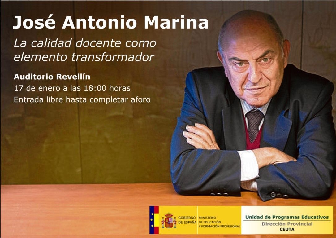 José Antonio Marina disertará sobre la calidad docente como elemento transformador