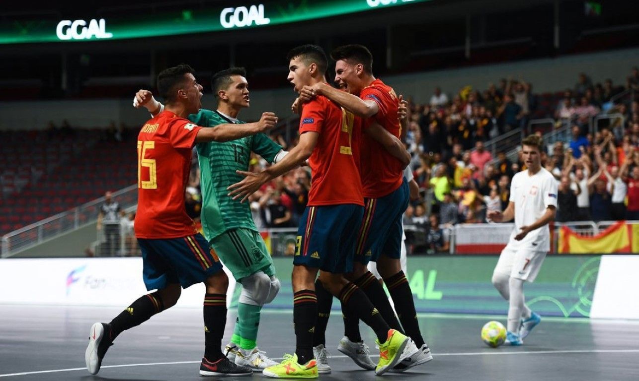 La selección de Nacho Torres jugará la final del Europeo de Fútbol Sala Sub-19