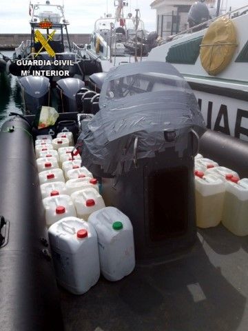 La Guardia Civil aprehende más de 1.500 kg de hachís en el Campo de Gibraltar en apenas dos semanas
