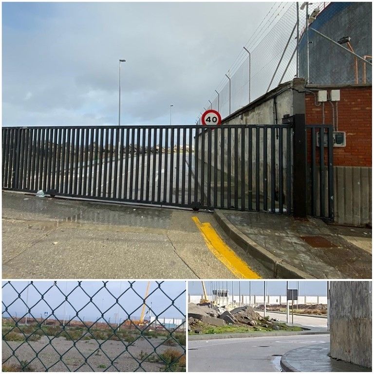 El PSOE denuncia que la Ciudad “esconde” las algas retiradas de las playas en una parcela del puerto