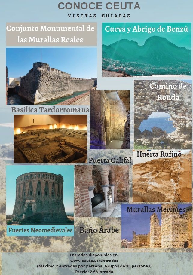 Desde hoy ya se pueden retirar las entradas del programa de visitas “Conoce Ceuta”