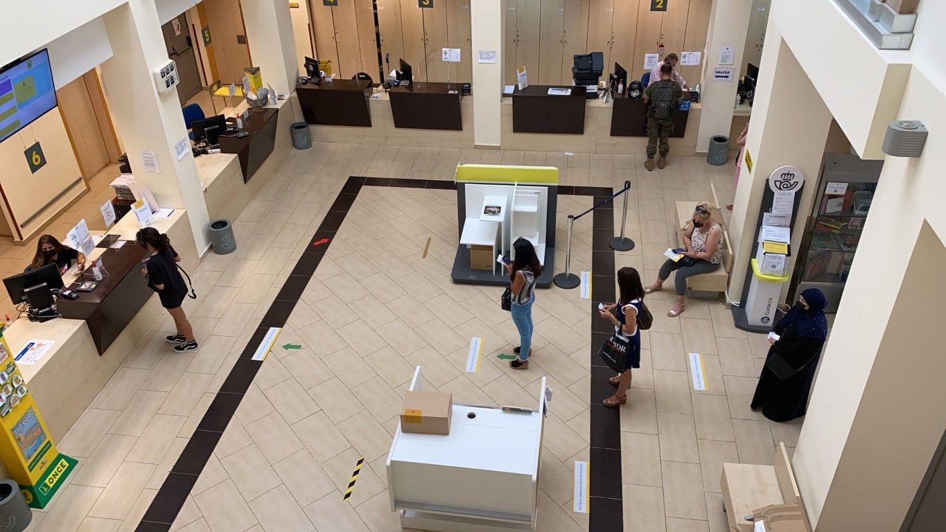 Las oficinas de Correos recibieron más de 89 millones de visitas en el 2021