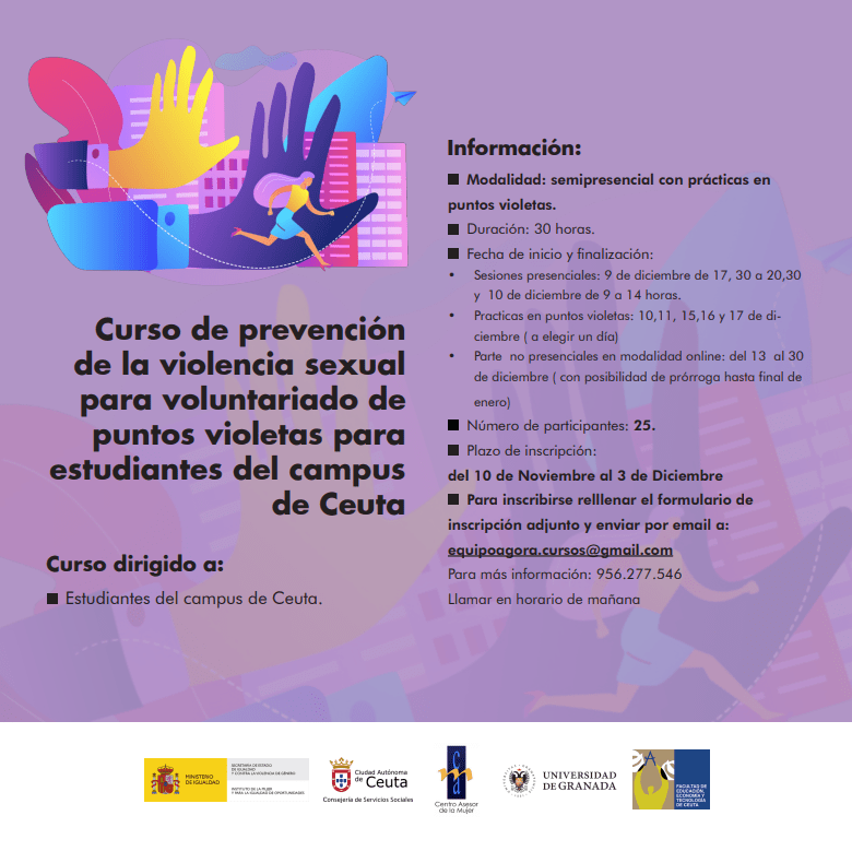 La Consejería de Servicios Sociales realiza unos cursos contra las agresiones sexuales