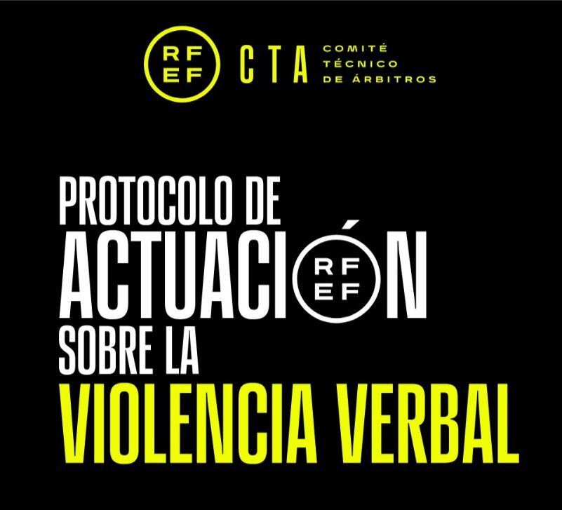 La RFFCE implementará el Protocolo contra la Violencia Verbal en los campos de fútbol
