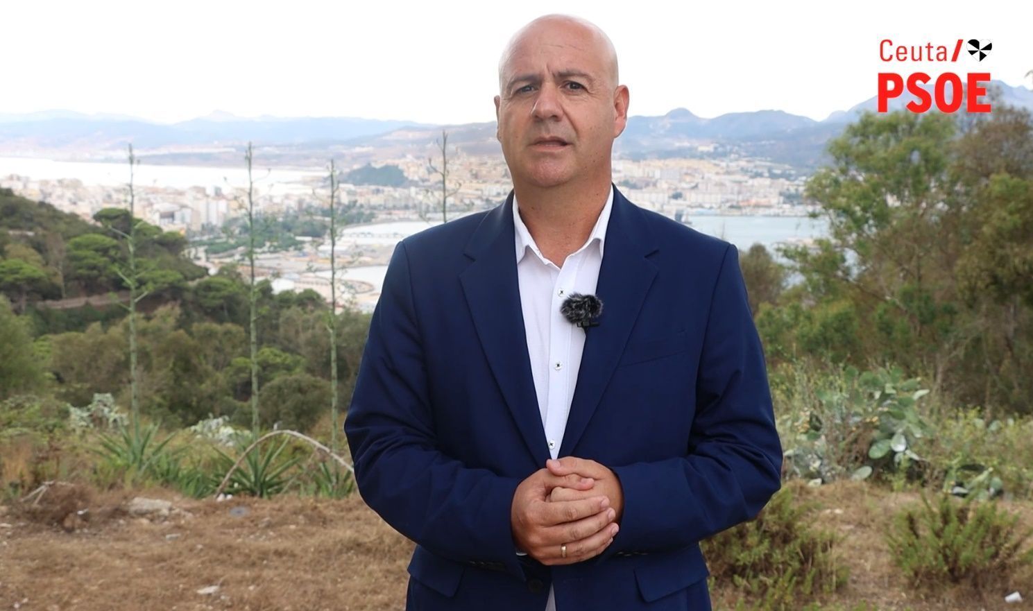 Juan Gutiérrez, líder del PSOE ceutí, felicita a los ceutíes por el Día de Ceuta