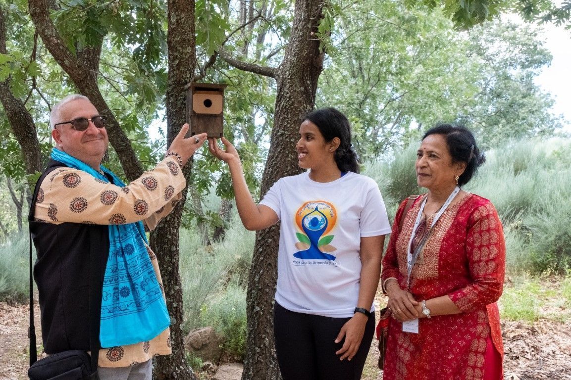 El evento coincidió con el día Mundial del Medio Ambiente. Se colocaron nidos para pajaros. 4