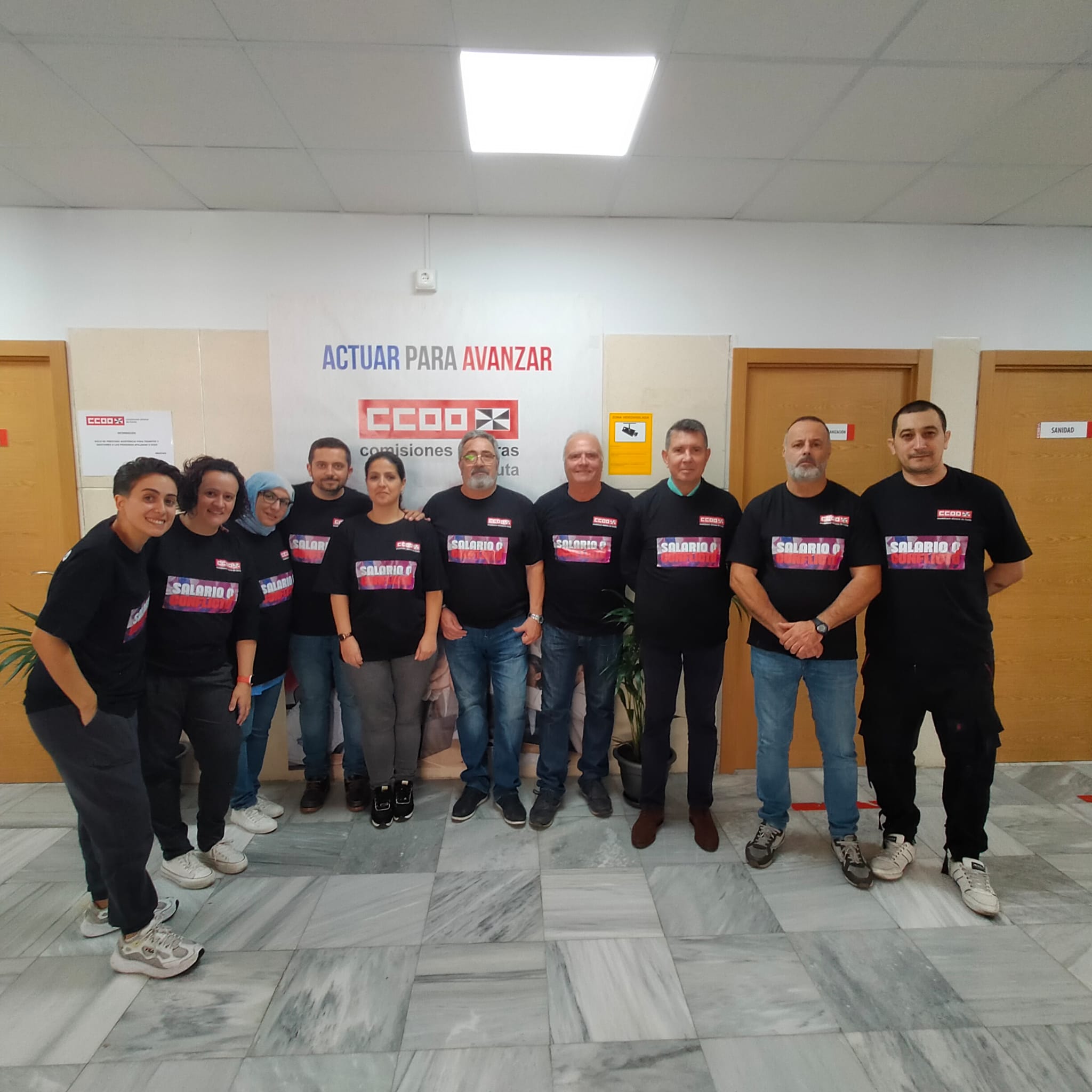 CCOO de Ceuta estará presente en la manifestación de Madrid para reivindicar el desbloqueo de la negociación colectiva 