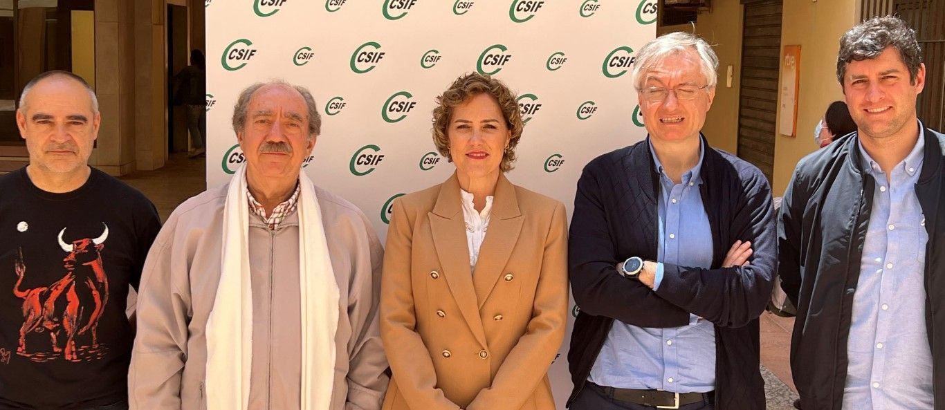 Representantes de CSIF de la UGR analizan la problemática de los profesores universitarios