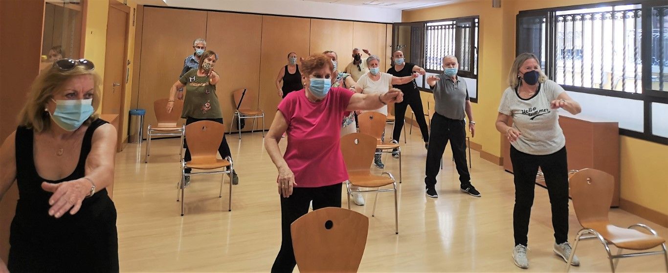 El Centro del Mayor reinicia sus clases de gimnasia de mantenimiento
