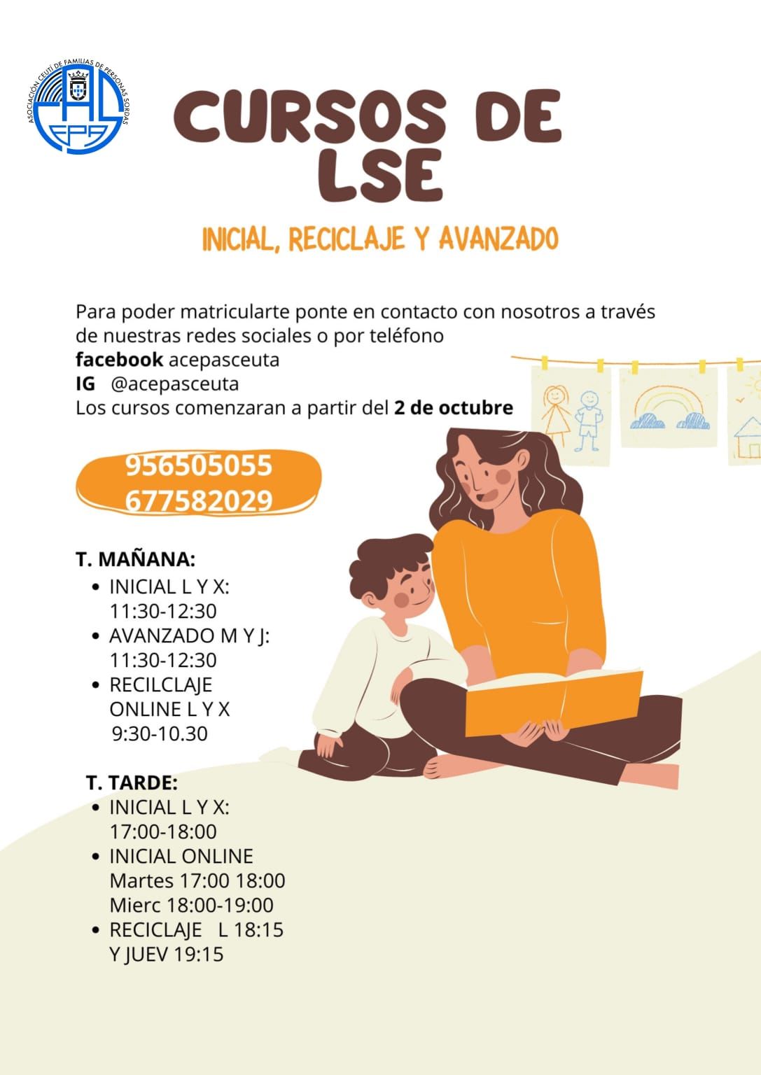 ACEPAS comienza las inscripciones para el curso de lengua de signos