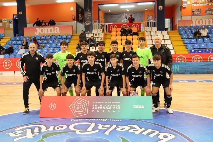 Ceuta arranca el Campeonato de España de fútbol sala con una victoria sobre Canarias en la sub'16 y una derrota en la sub'19