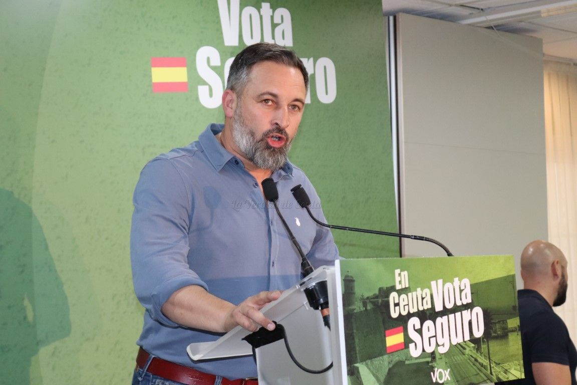 Abascal reclama incrementar el gasto en Defensa para proteger a Ceuta y Melilla de las amenazas