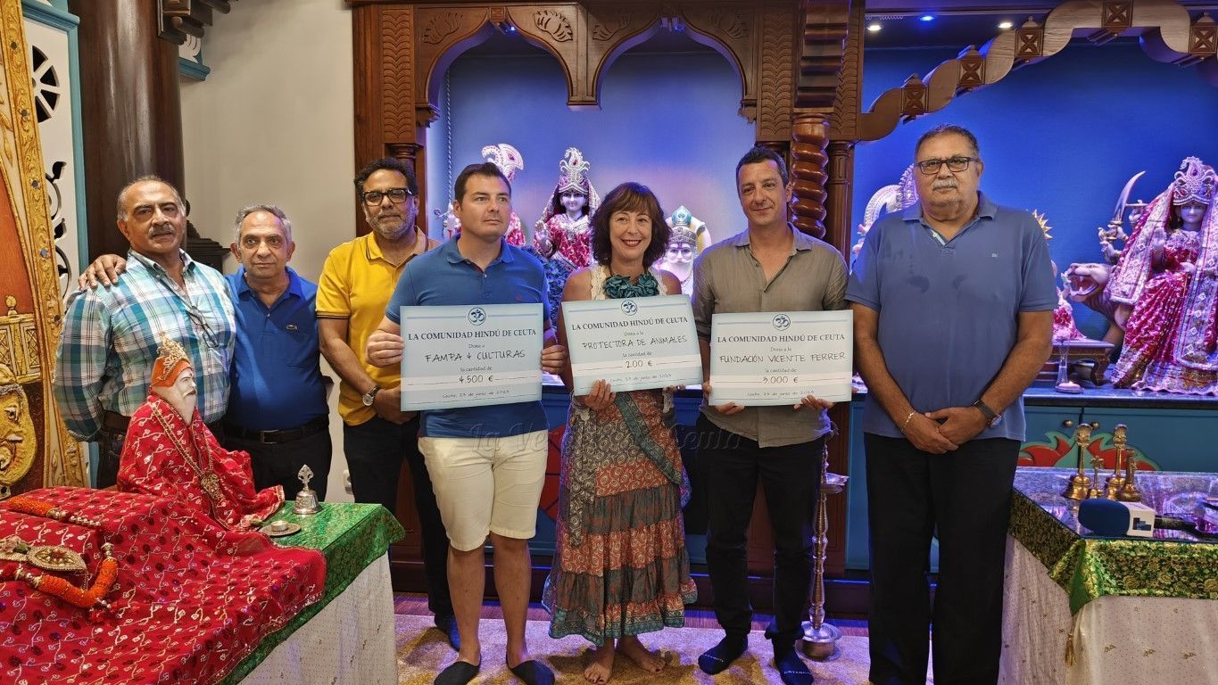 La Comunidad Hindú entrega la recaudación del Holi a fines solidarios