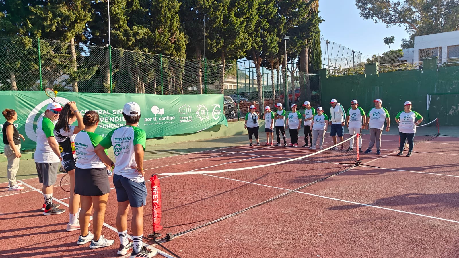 CSIF  celebra el éxito del I Campeonato de TouchTenis en Cetua