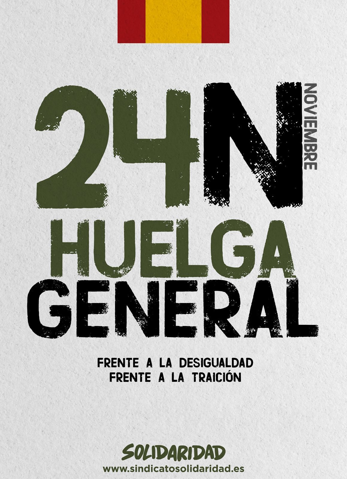 Solidaridad convoca huelga general para el 24N en defensa de la unidad de España