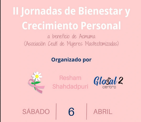 Centro Global 2 organiza la II Jornadas de Bienestar y Crecimiento Personal en beneficio de ACMUMA