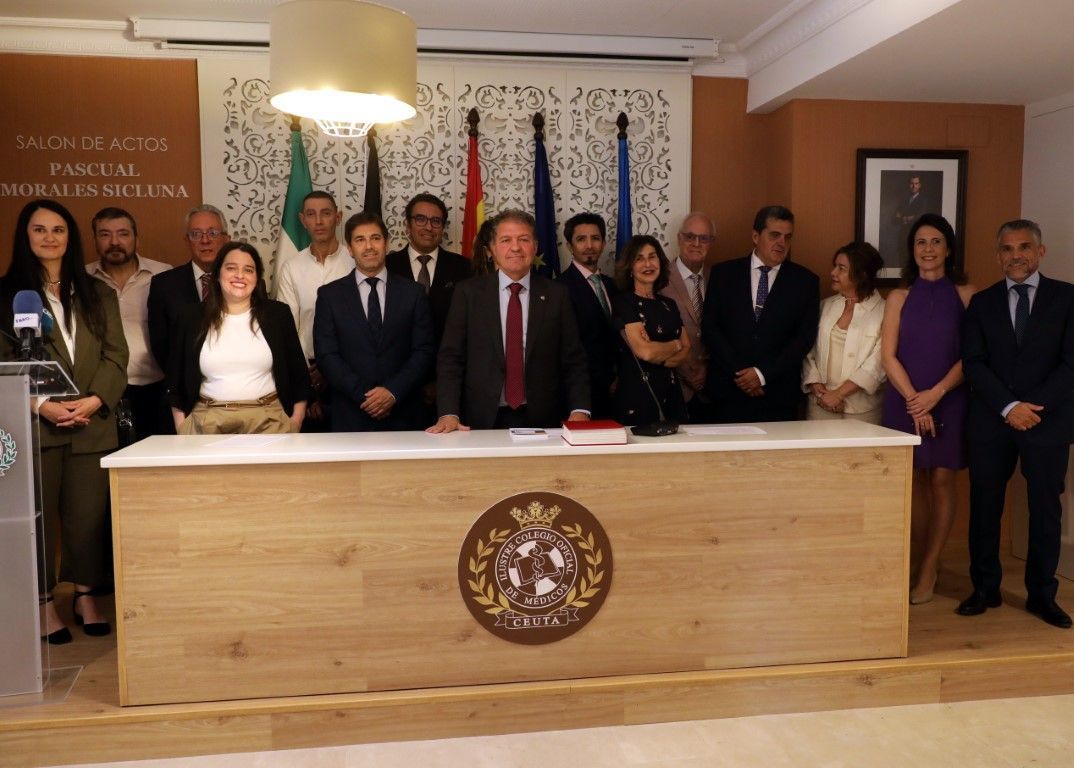 La nueva junta directiva del Colegio de Médicos de Ceuta toma posesión