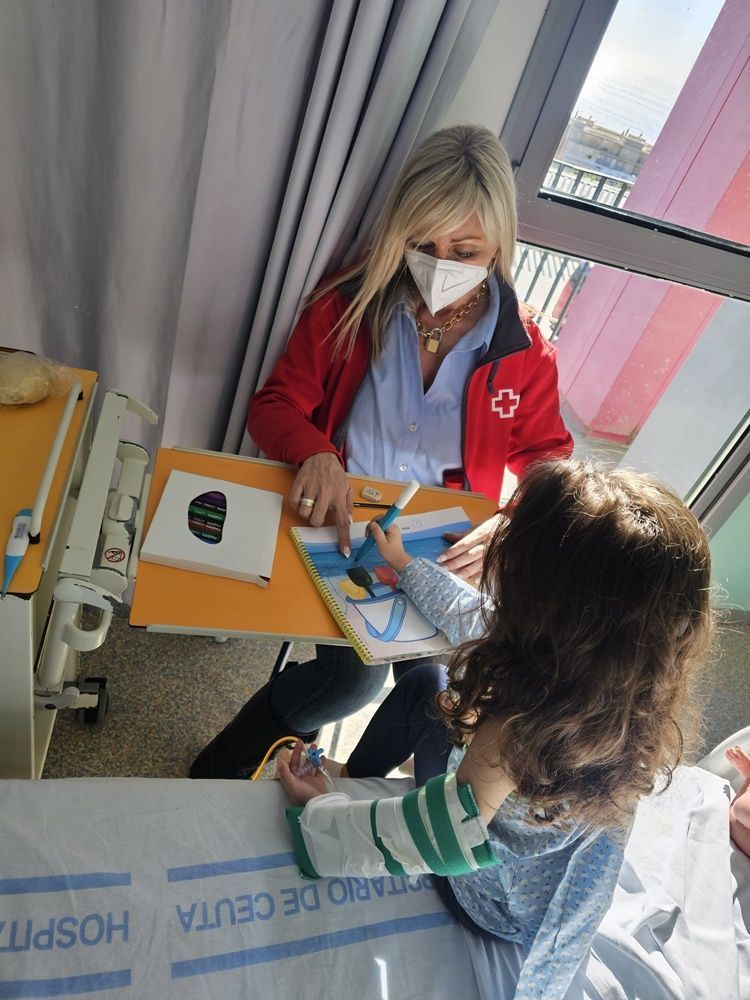 Cruz Roja Juventud destaca su apoyo a 37.600 niños hospitalizados, 75 de ellos en Ceuta