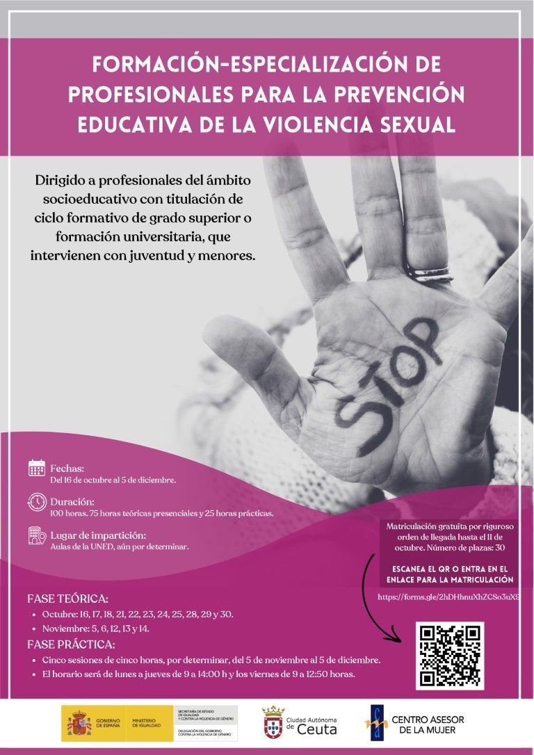 El Centro Asesor de la Mujer impulsa un curso para prevenir la violencia sexual entre los jóvenes