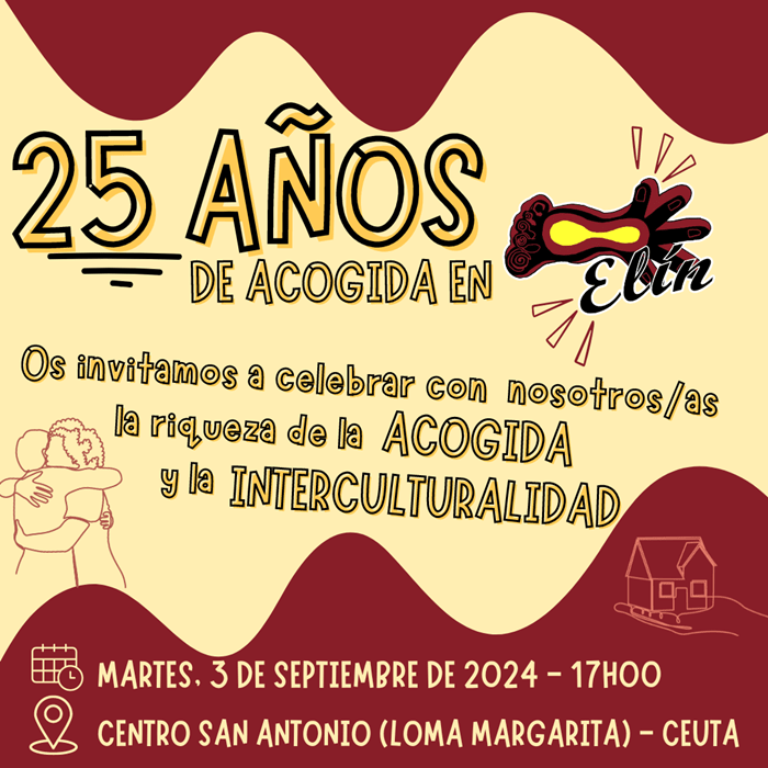 Elín celebra 25 años de acogida y defensa de los derechos humanos en Ceuta con una gira nacional