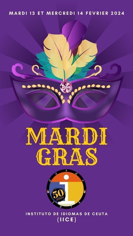 El Instituto de Idiomas celebra hoy y mañana el “Mardi-Gras”