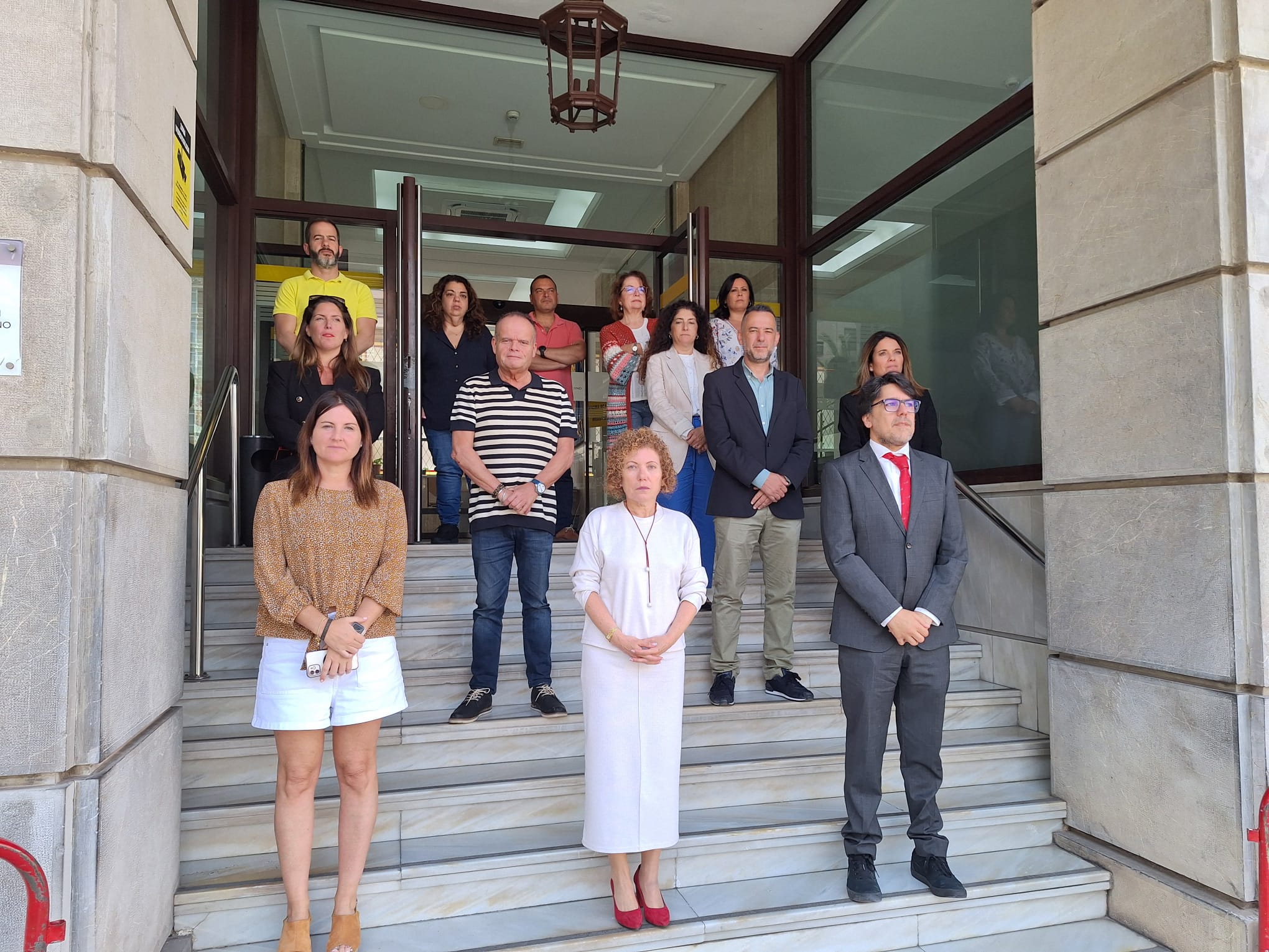 La Delegación del Gobierno guarda un minuto de silencio por un nuevo caso de violencia de género