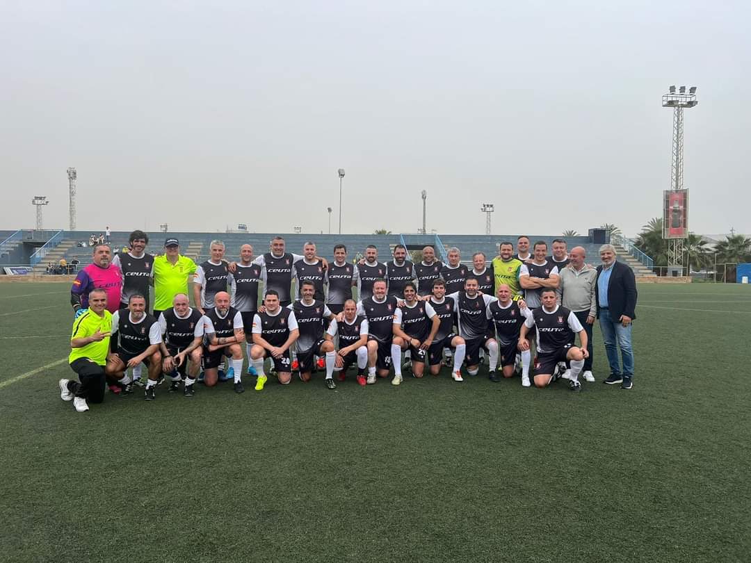Los veteranos de fútbol de Ceuta jugarán otro amistoso, ahora ante el Paterna de Rivera