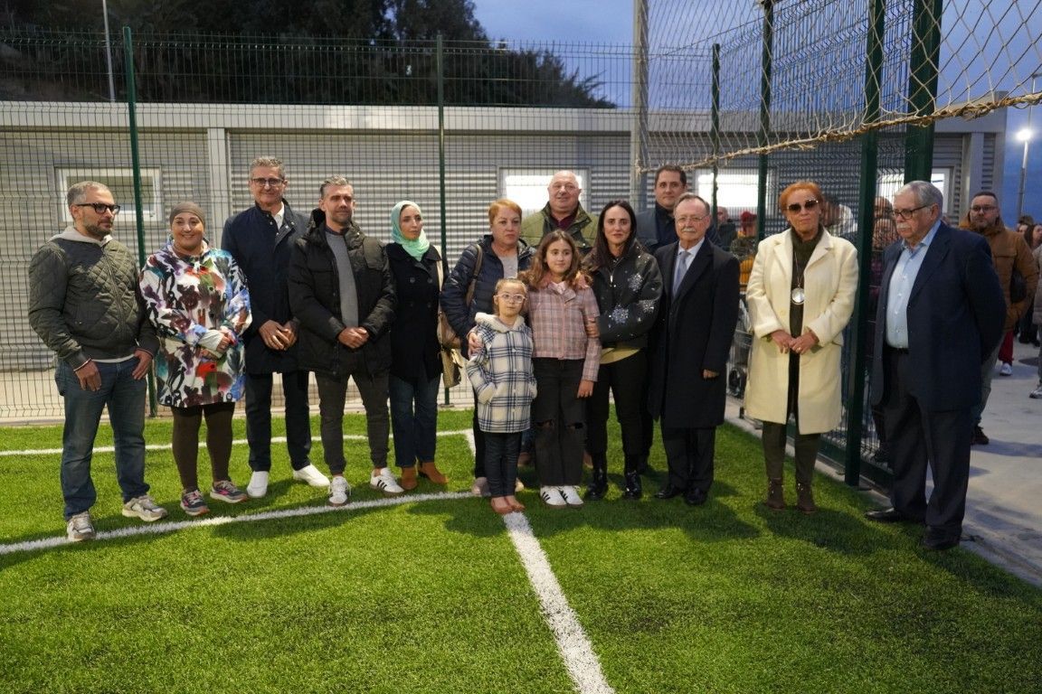 Inaugurada la pista polideportiva y el local social de Juan XXIII