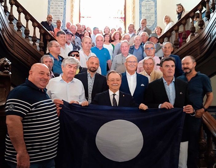 El Presidente Vivas recibe a antiguos trabajadores de la Compañía Transatlántica Española