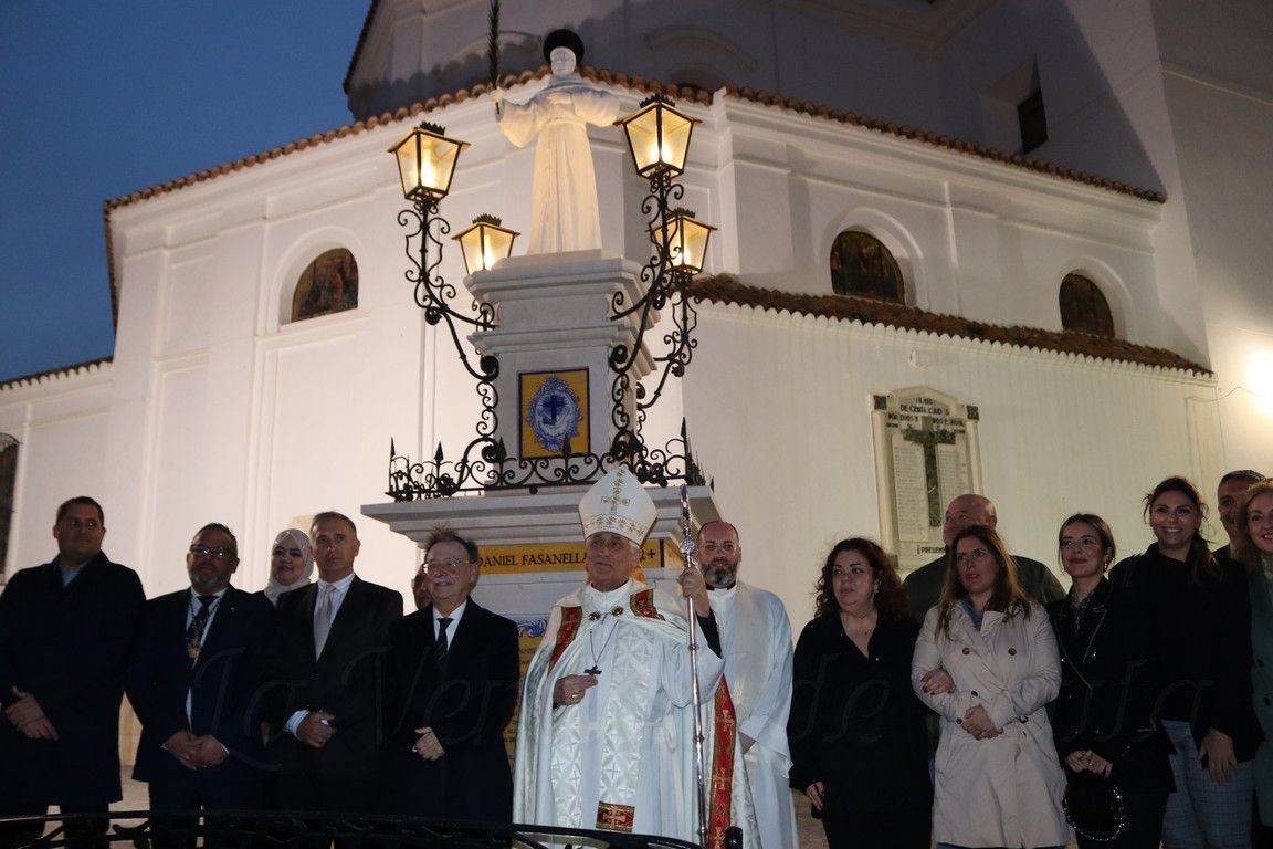 Queda inaugurado el monumento a San Daniel, patrón de Ceuta