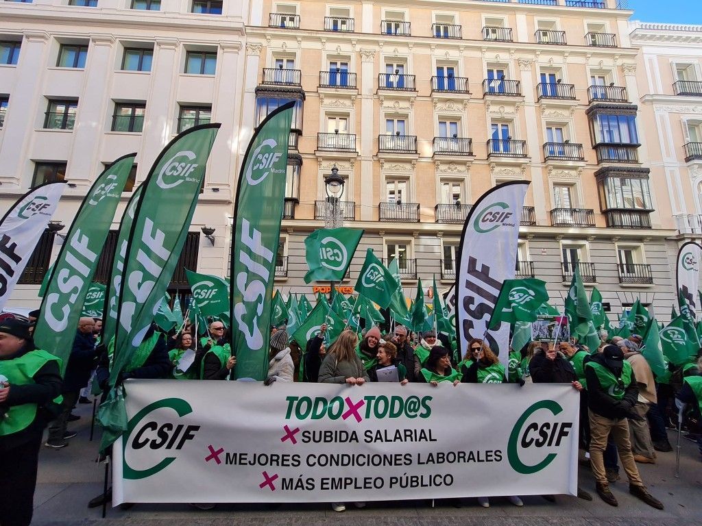  CSIF exige al Gobierno la subida para 2025 y la nueva oferta de empleo público sin tasa de reposición