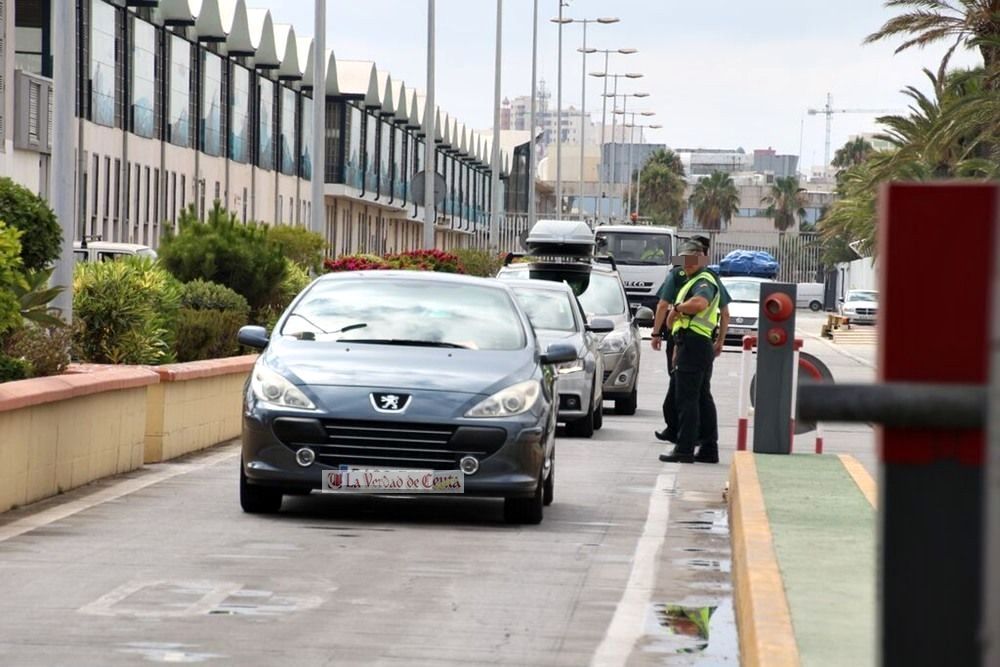 En la última semana se han realizado 77.770 verificaciones documentales en la Frontera del Tarajal 