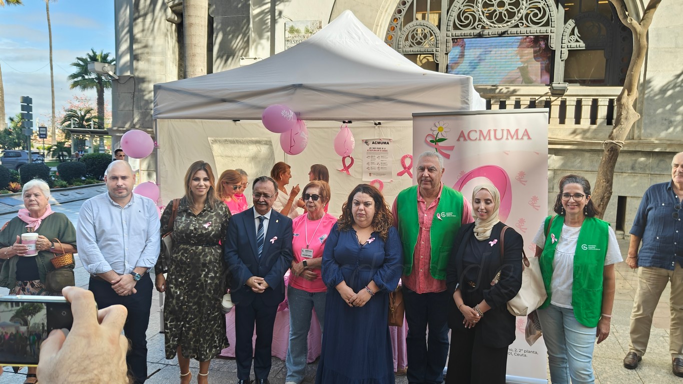 Ceuta se suma al Día Mundial del Cáncer de Mama con un acto de ACMUMA en el Revellín