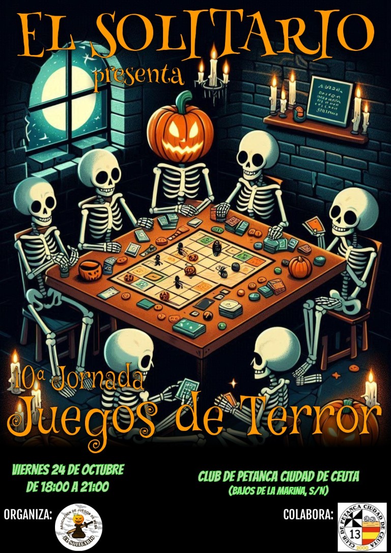 El Solitario programa una "Jornada de Juegos de Terror" para Halloween