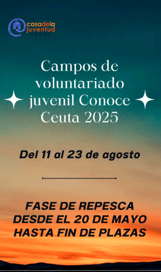 La Casa de la Juventud realiza una “repesca” de plazas para los Campos de Voluntariado