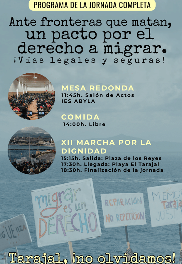 Unas 200 organizaciones internacionales apoyan la XII Marcha por la Dignidad