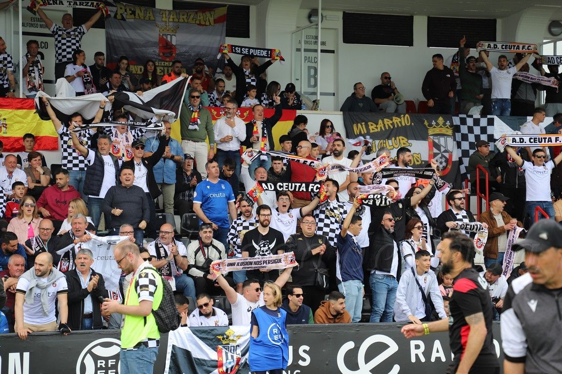 El Murube se prepara para cantar el himno de la AD Ceuta ante la UD Almería