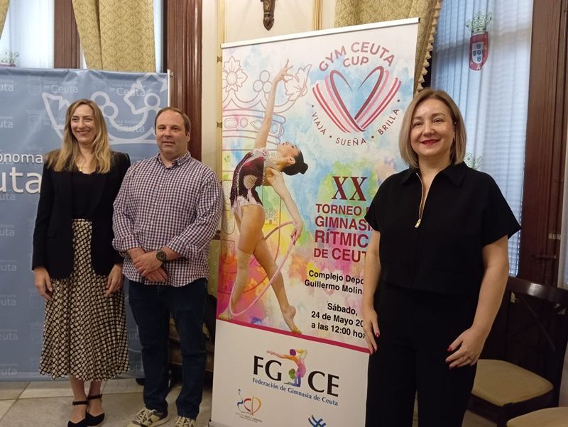 Ceuta acoge este sábado el XX Torneo de Gimnasia Rítmica con 400 participantes y 20 clubes nacionales