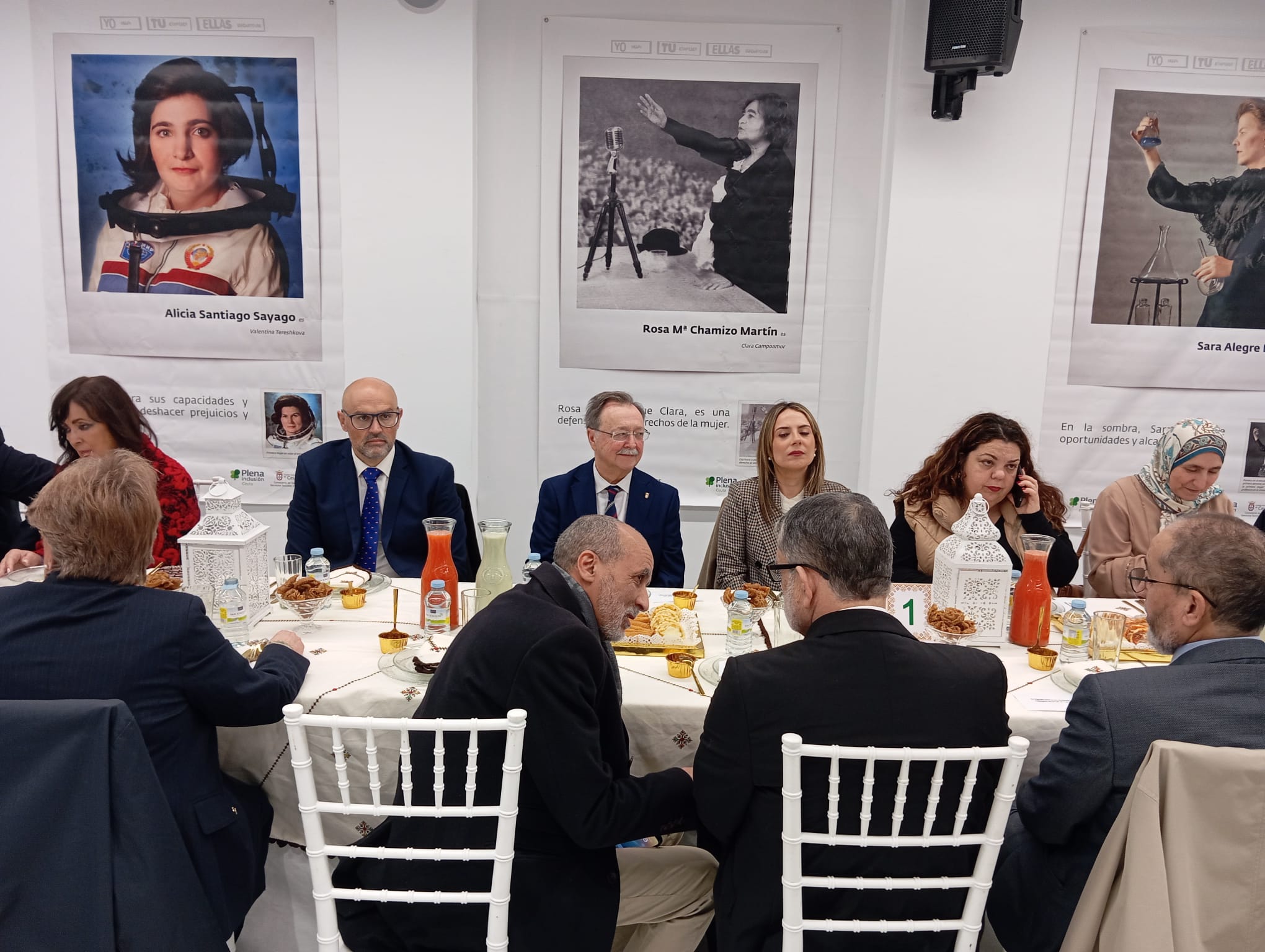 Jornada de convivencia con el iftar institucional celebrado en la Estación del Ferrocarril