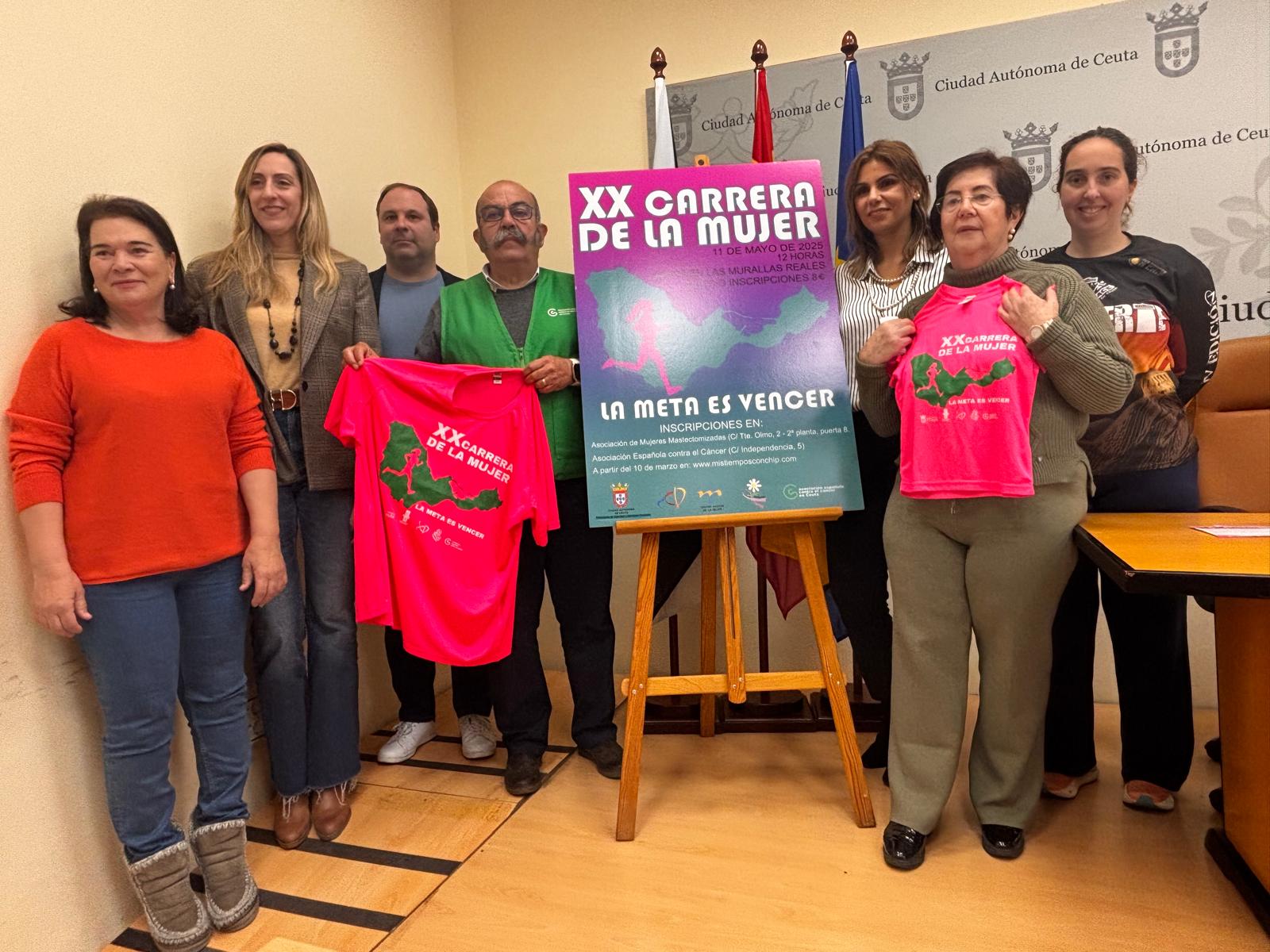 ACMUMA, AECC y la Ciudad presentan la XXª “Carrera de la Mujer”