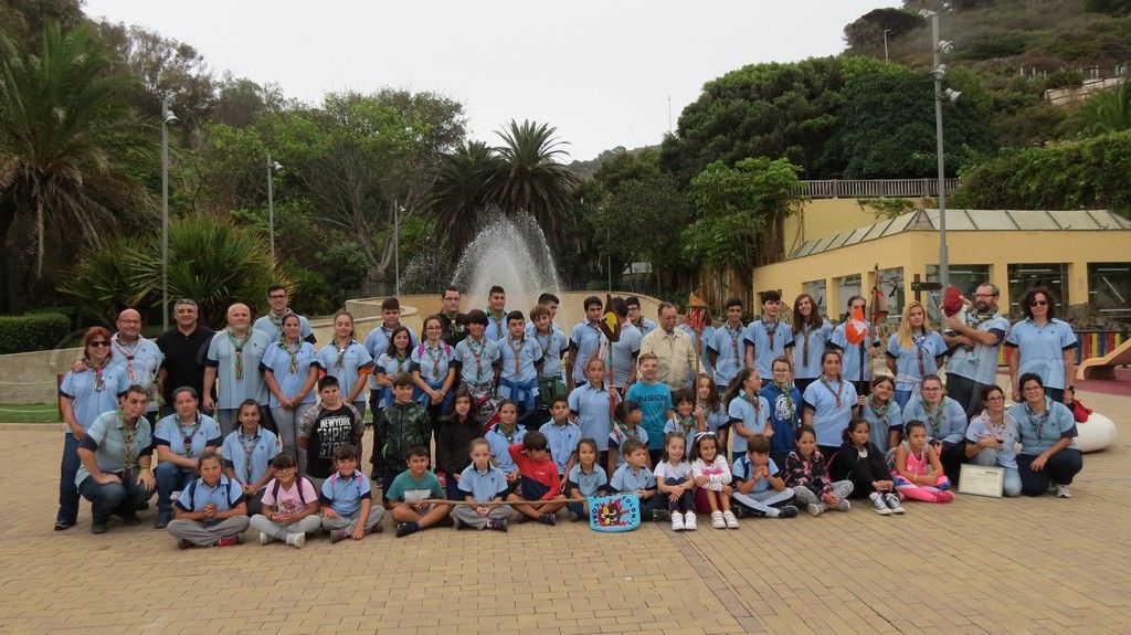 Los Scouts de Ceuta inician en Bermejales su acampada de verano con 70 participantes