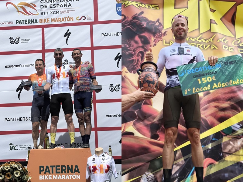 Iván Vilches y Juanfran Ramos competirán en el Campeonato de España de Ultramaratón BTT