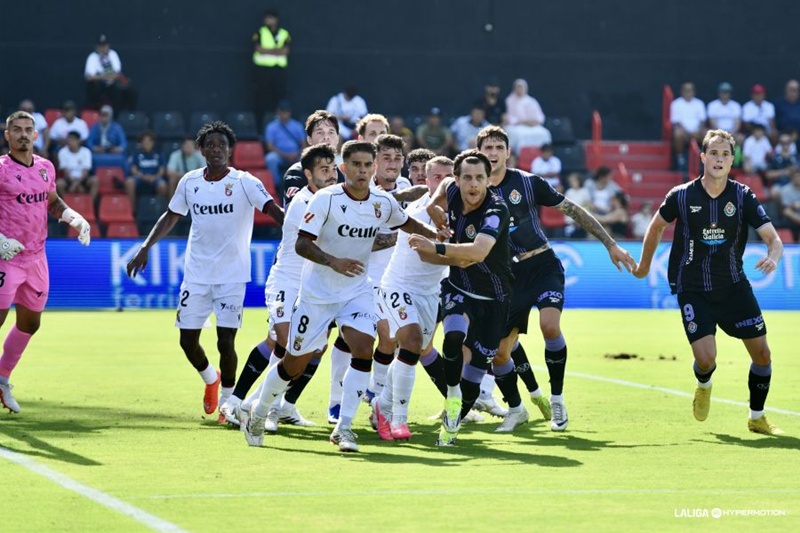 El 1x1 del encuentro entre la AD Ceuta FC y el Real Valladolid (1-1)