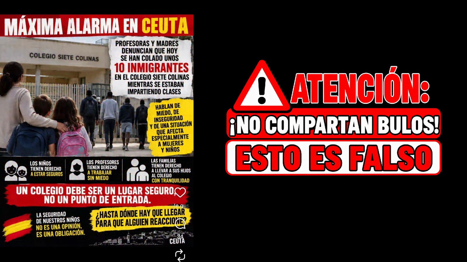 El IES Siete Colinas desmiente que diez inmigrantes entraran en el centro durante las clases