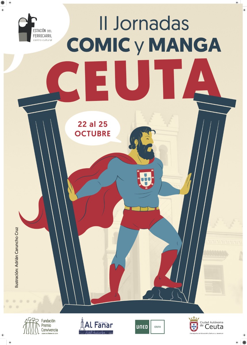 Ceuta celebrará del 22 al 25 de octubre las II Jornadas de Cómic y Manga con talleres, encuentros y actividades