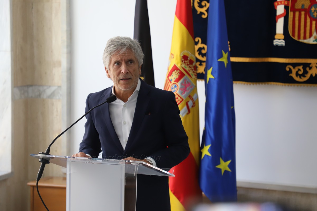 Marlaska dice en Ceuta que la lista de comunicadores elaborada por Interior no tiene "fines espurios"