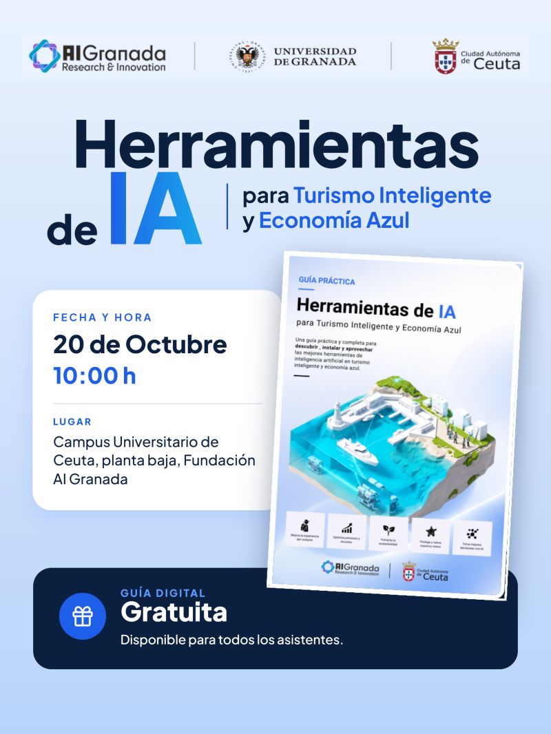 La Fundación AI Granada y la Ciudad lanzan una guía de IA para el sector turístico y marítimo