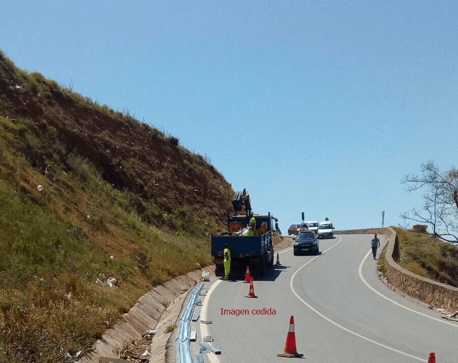 Mejoran los sistemas de contención de las carreteras de titularidad estatal.