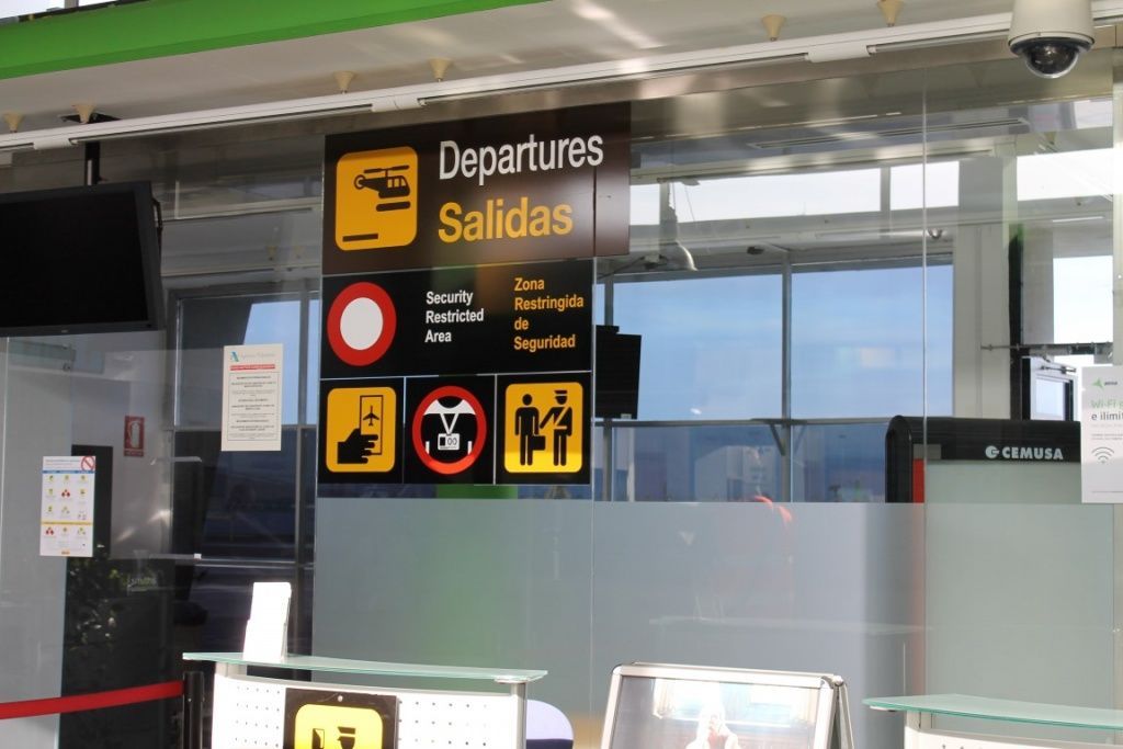 El helipuerto de Ceuta cerró junio con un 15% más de pasajeros que en 2019